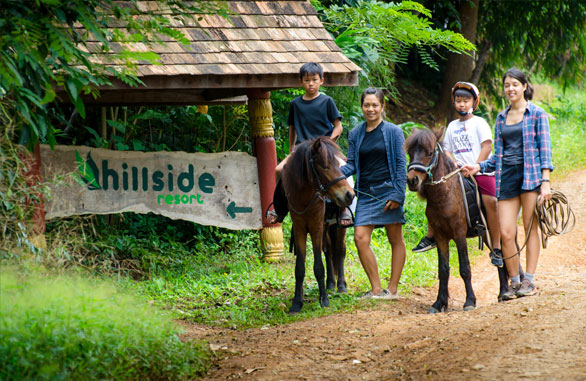 Pony Riding Activity - Near Hillside Eco Lodge - Luang Prabang - Laos