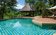 swimming pool at Hillside Resort Lodge - Laos